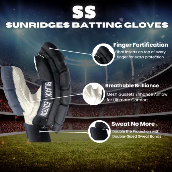 SS Cricket Batting Gloves - Superior Comfort & Protection for Every Cricketer - Image 22