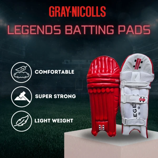 Gray-Nicolls Legend Cricket Batting Pads – Ultimate Protection for Every Cricketer - Image 10