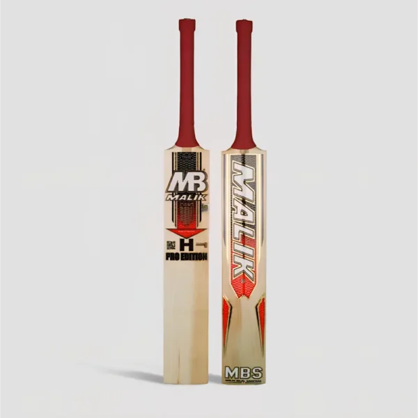 MB Malik MBS H Pro Cricket Bat - Handcrafted English Willow for Power - Image 2