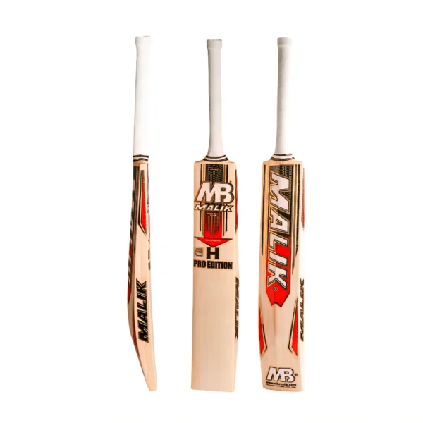 MB Malik MBS H Pro Cricket Bat - Handcrafted English Willow for Power