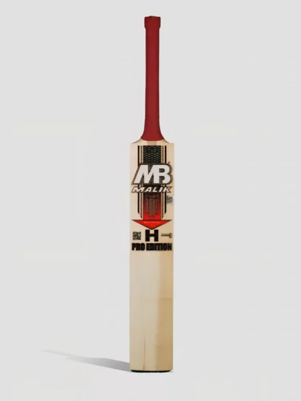MB Malik MBS H Pro Cricket Bat - Handcrafted English Willow for Power - Image 3