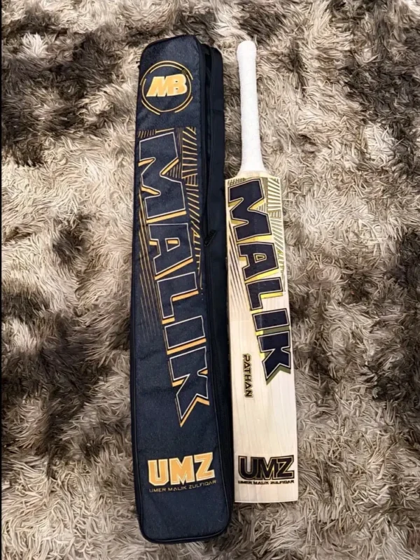 MB Malik UMZ Pathan Edition A Grade English Willow Cricket Bat - Unleash Your Game! - Image 3