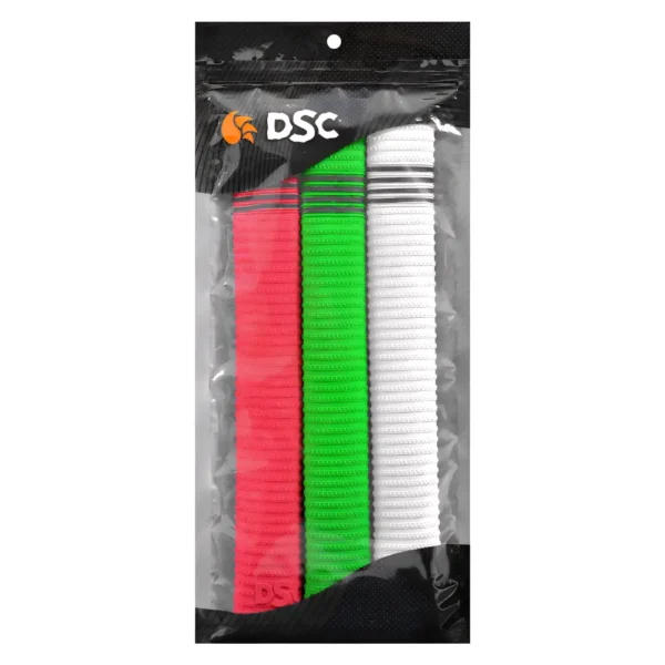 DSC Premium Cricket Bat Grip Set – Pack of 3 | Non-Slip Textured Handle Grips for Maximum Control & Comfort